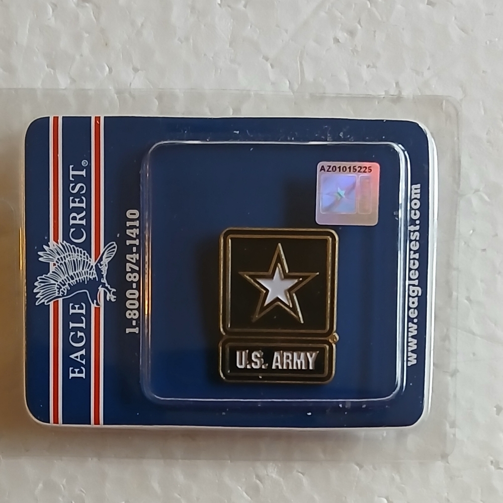 U.S. Army Lapel Pin With Army Star Logo
